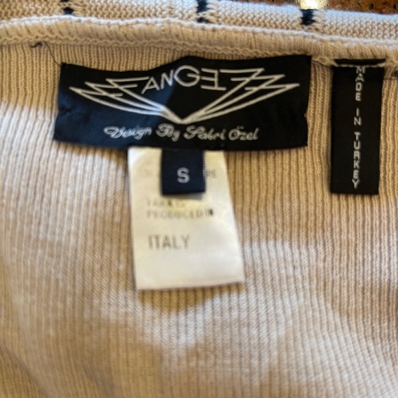 NEW! Angel Design by Sabri Ozel Pleated Italian Circle Cardigan Size Small - Picture 10 of 12